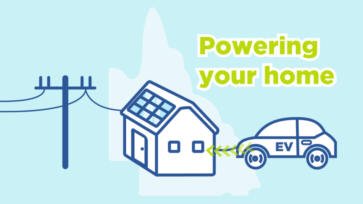 Electric Vehicle exporting electricity to the network