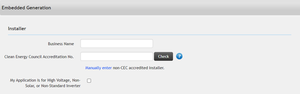 Screenshot of the Electrical Partners Portal accreditation screen