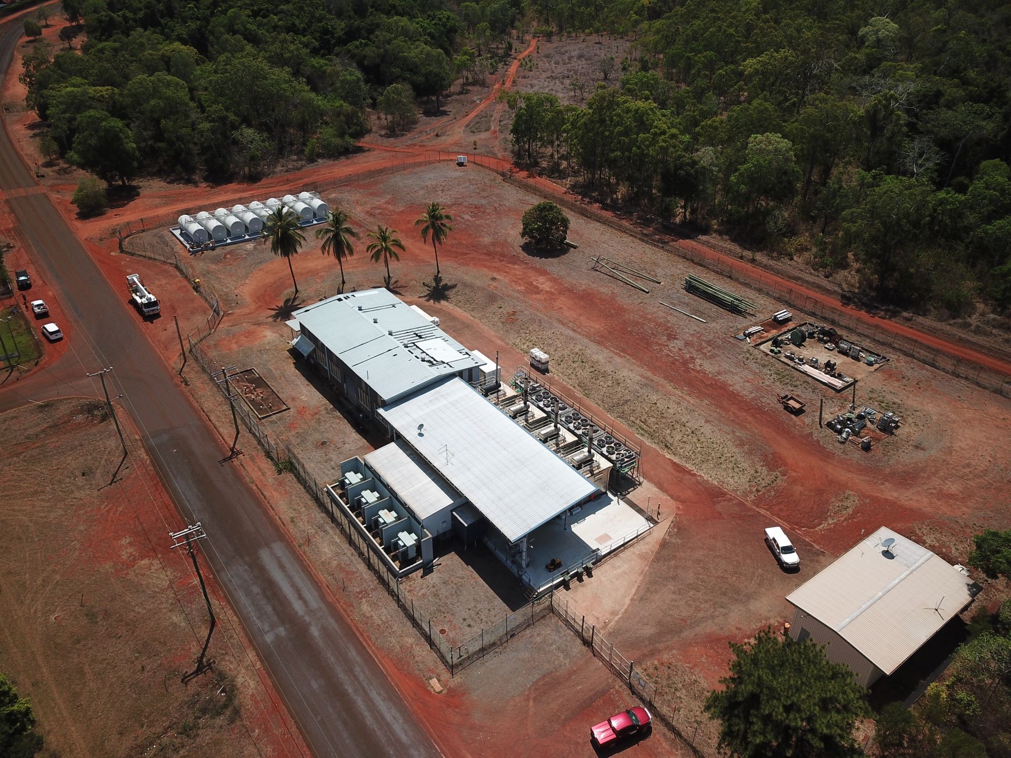 A remote power station in Bamaga